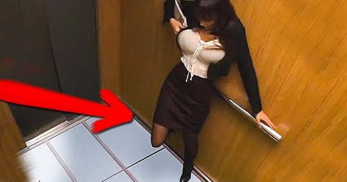 The shocking incident that took place in the elevator, when captured on camera.