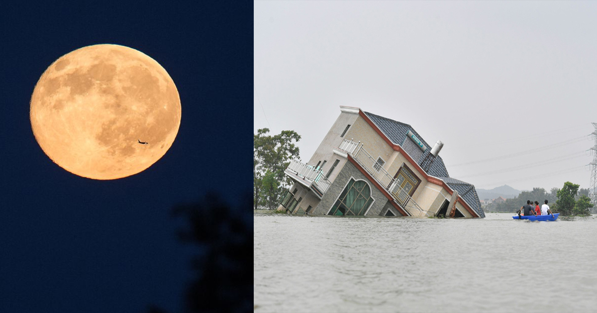 Earth likely to flood in 2030 due to the moon