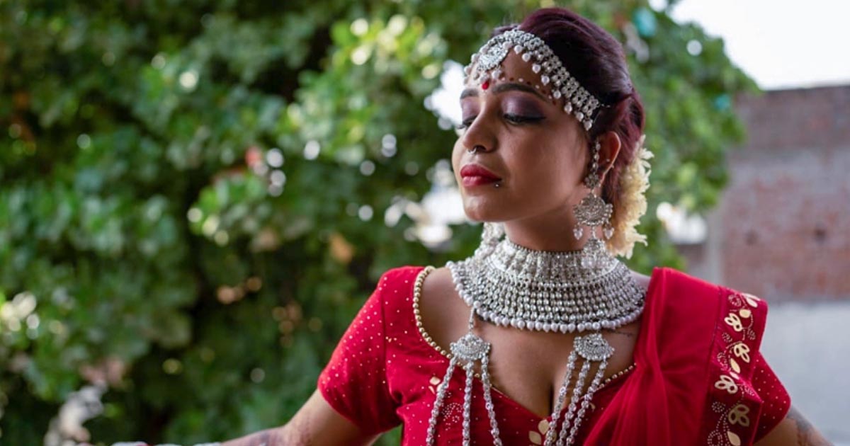 Women on Wedding Dress