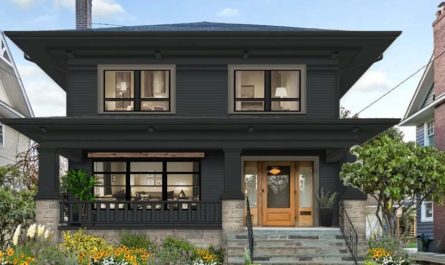 Black Painted Home