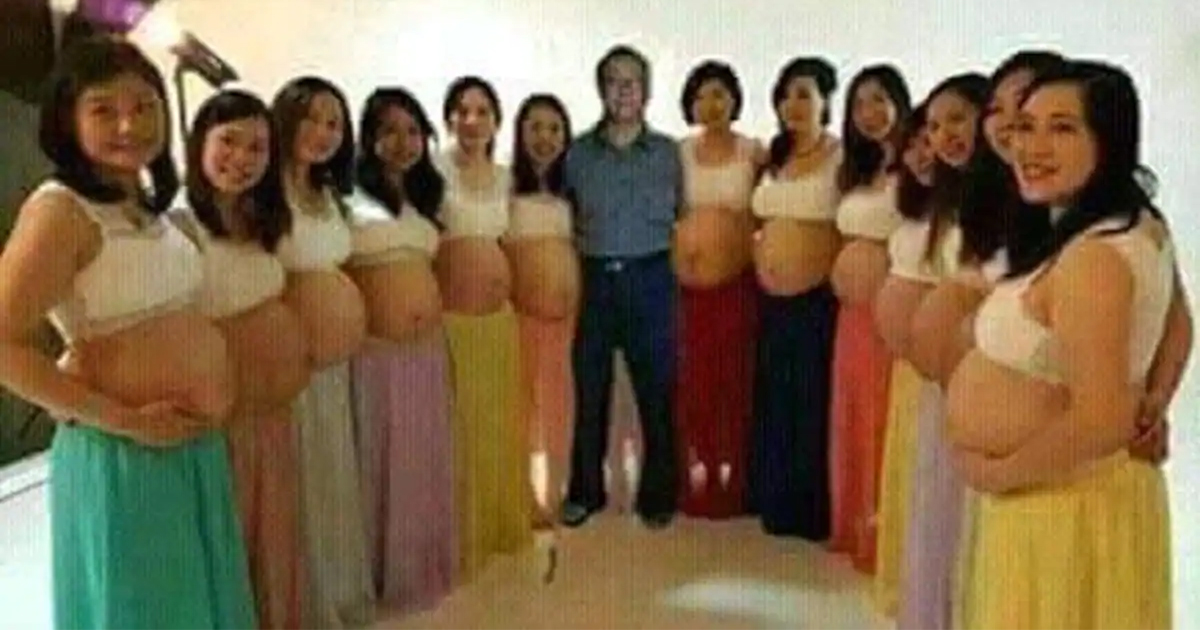 A man has 13 wives