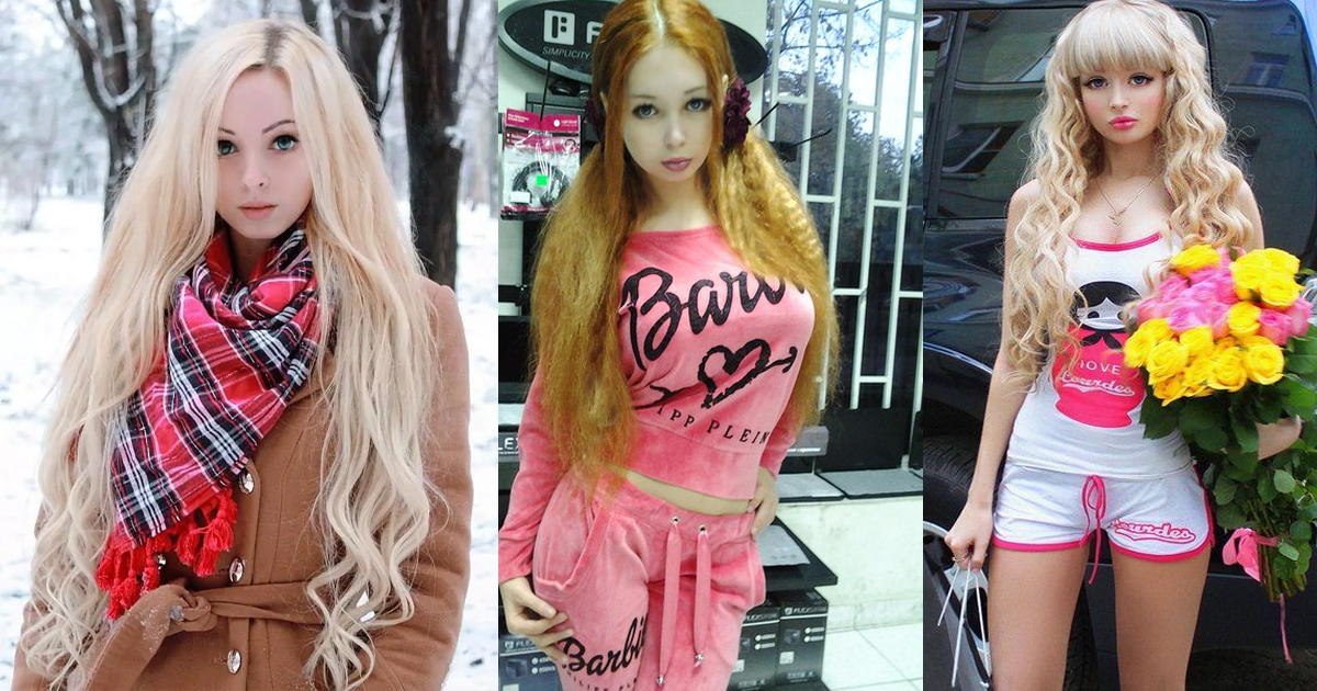 These beautiful girls who look like Barbie dolls in real life.