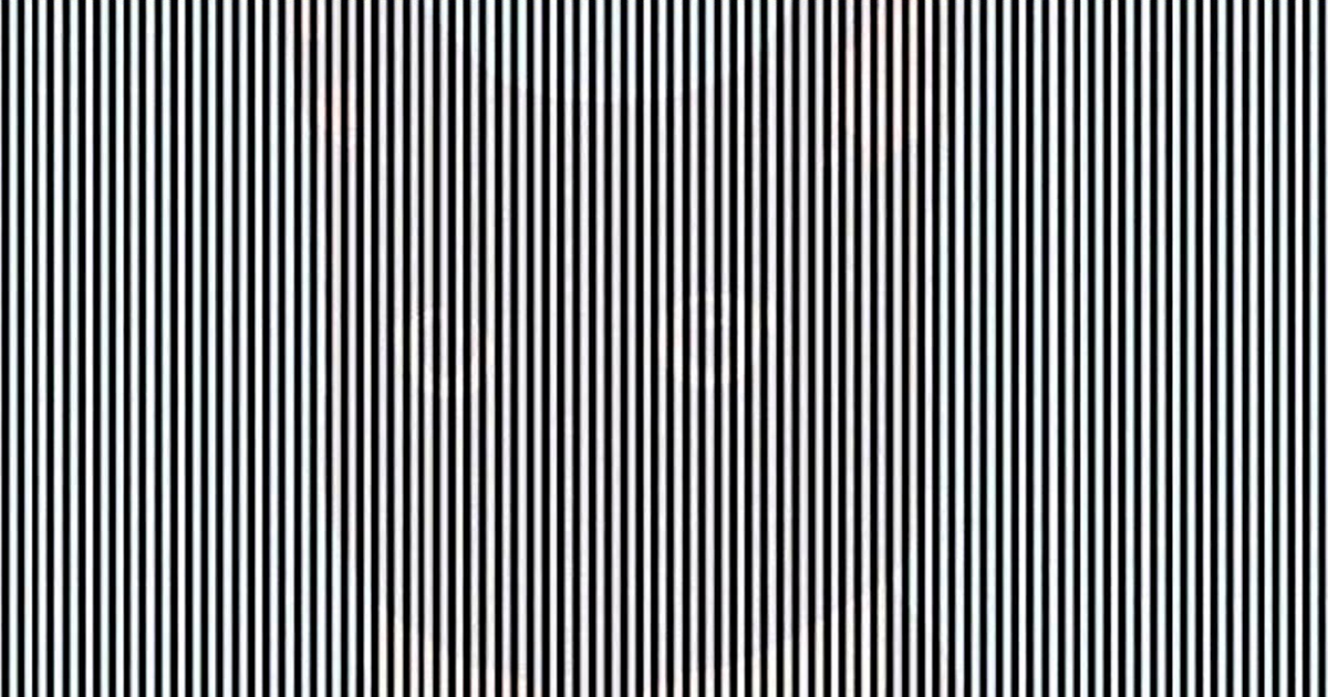 Optical illusion test