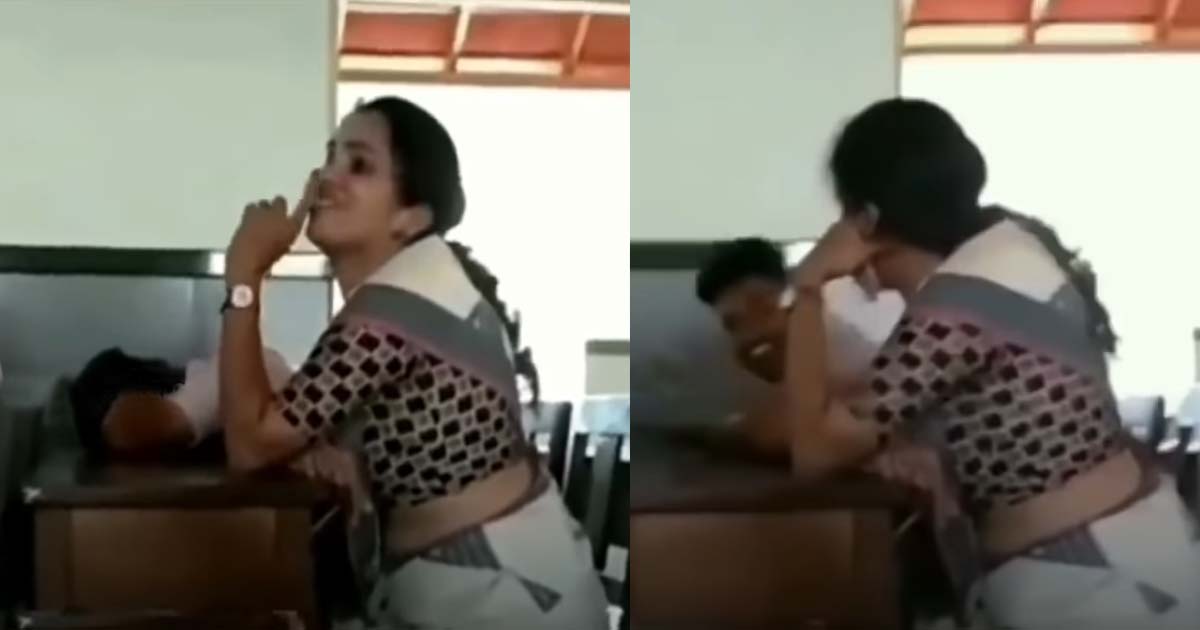 Teacher caught student for calling girlfriend on phone