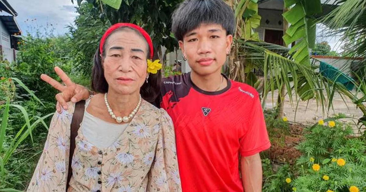 A 19-year-old boy is going to marry a 56-year-old woman.