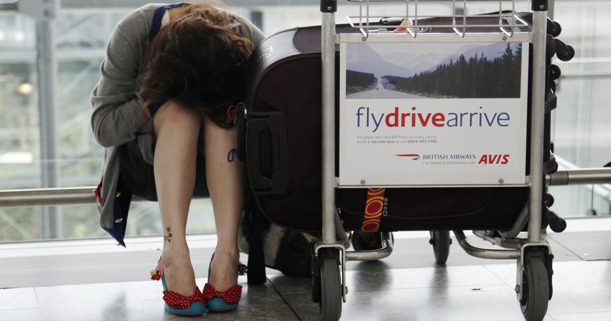 Girl on Airport