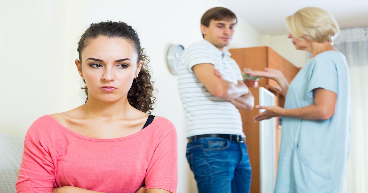 My wife's mother is misbehaving with me, what should I do?