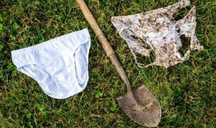 Burying Underwear In The Soil