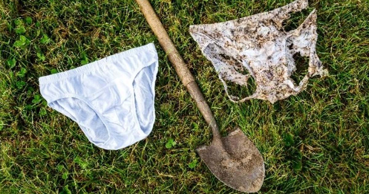 Burying Underwear In The Soil