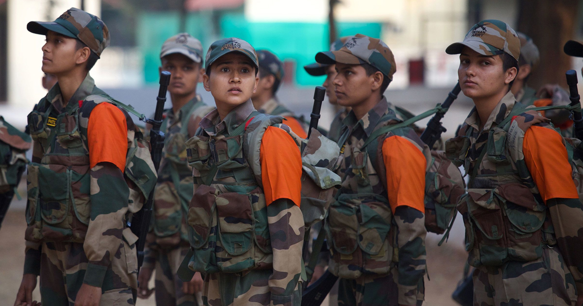 Indian Female Soldiers