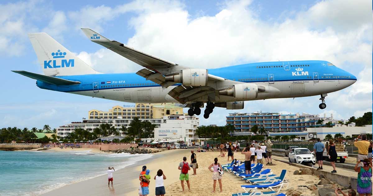 Princess Juliana International Airport in St