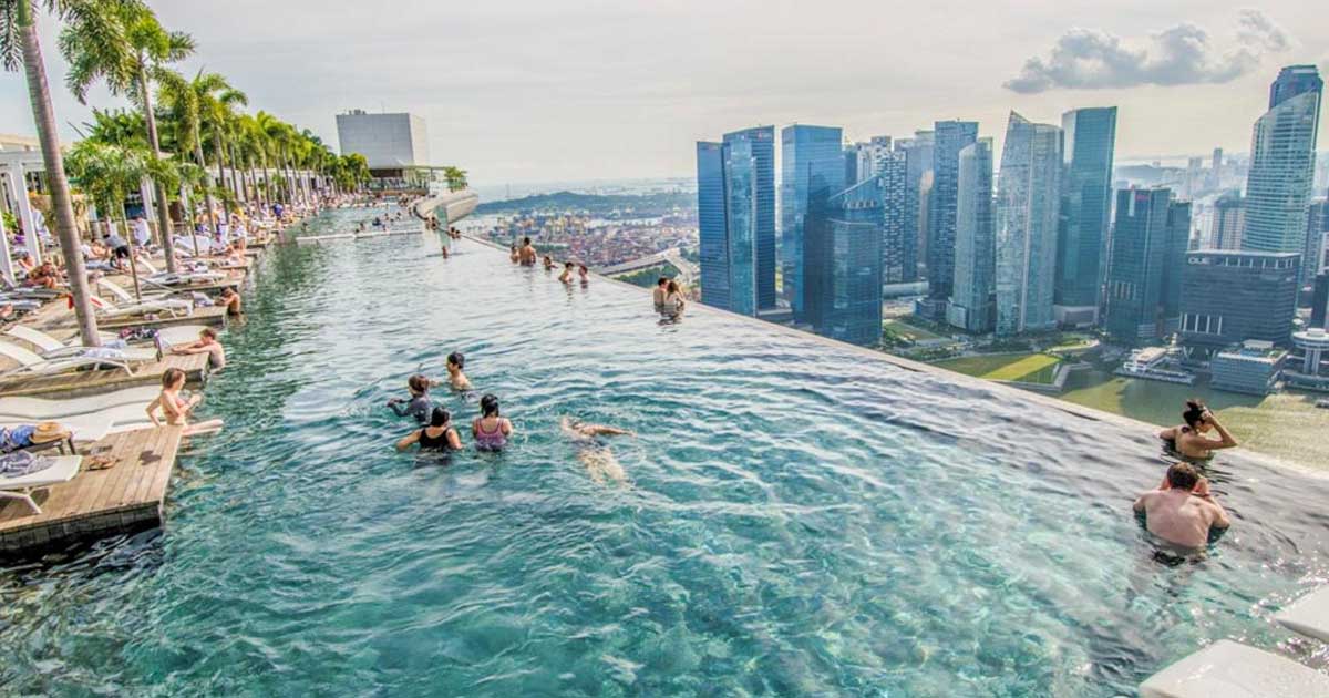 The Infinity Pool in Singapore