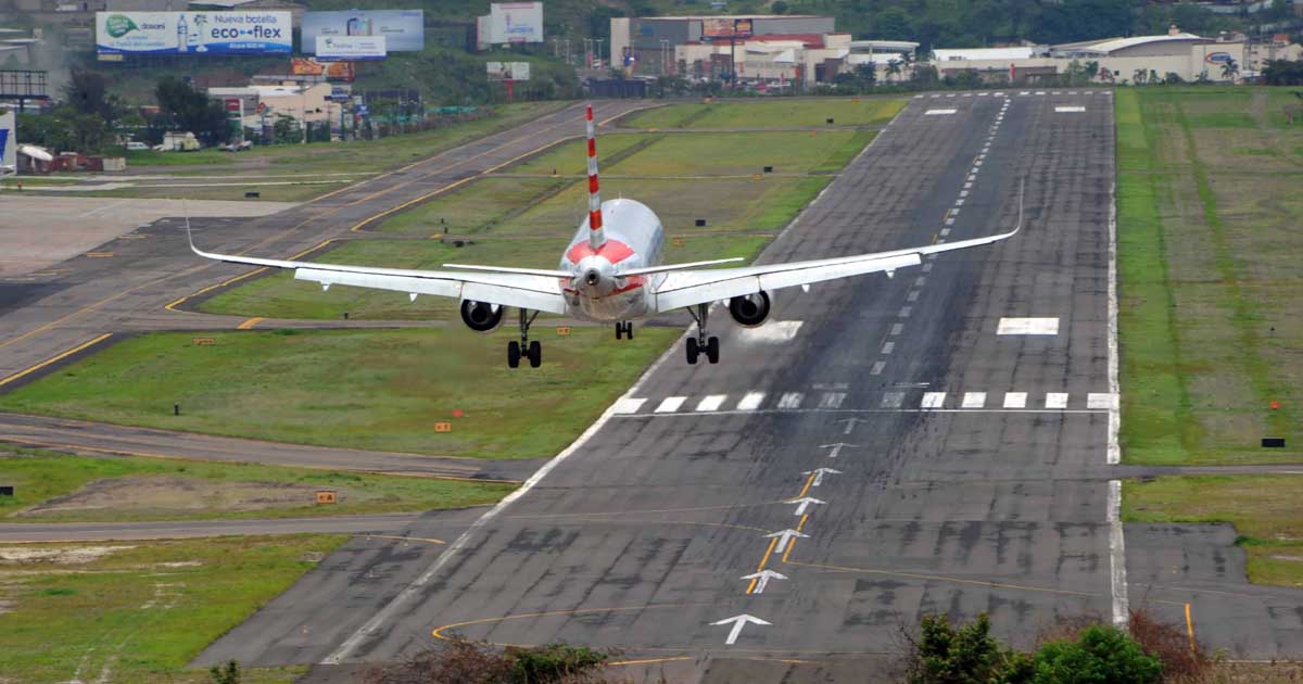 Toncontin International Airport in Honduras