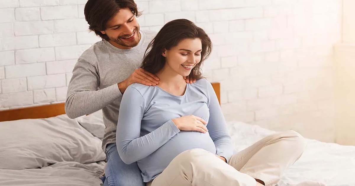 During the pregnancy of the wife the husband is also pregnant and these are the symptoms that appear