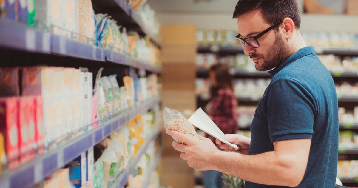 Men in Supermarket