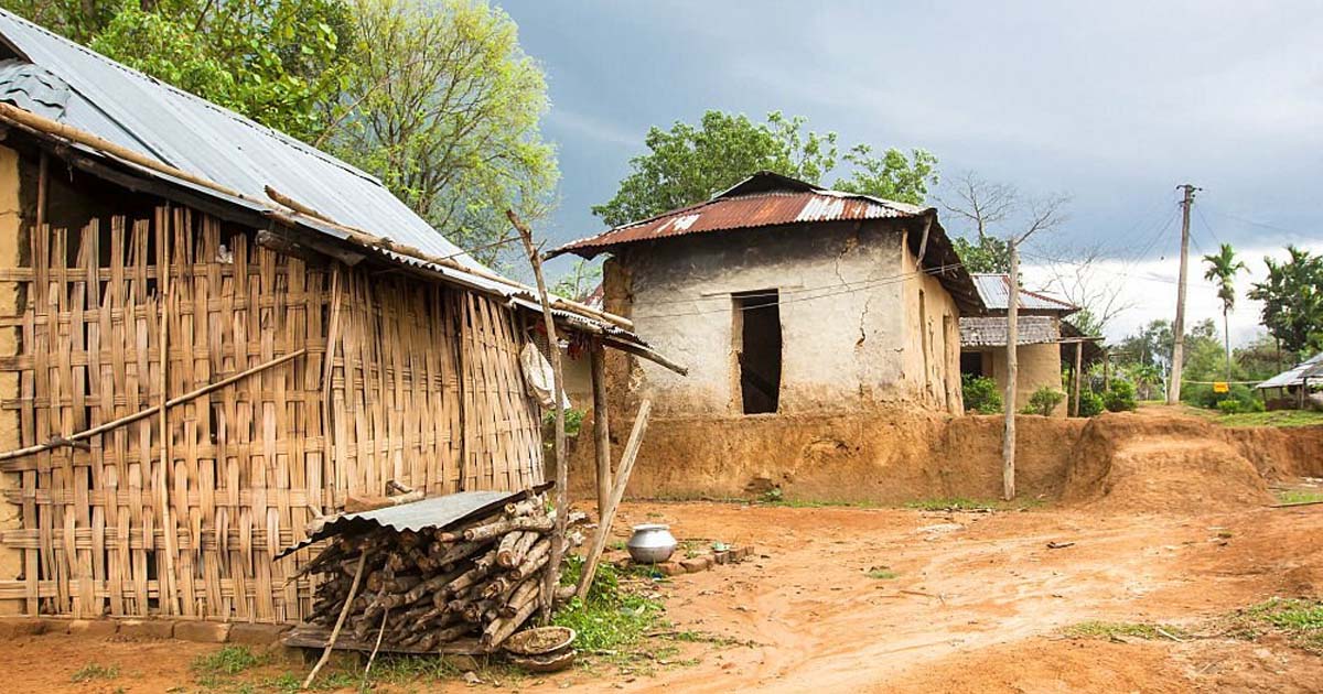 Rural setting with Mud