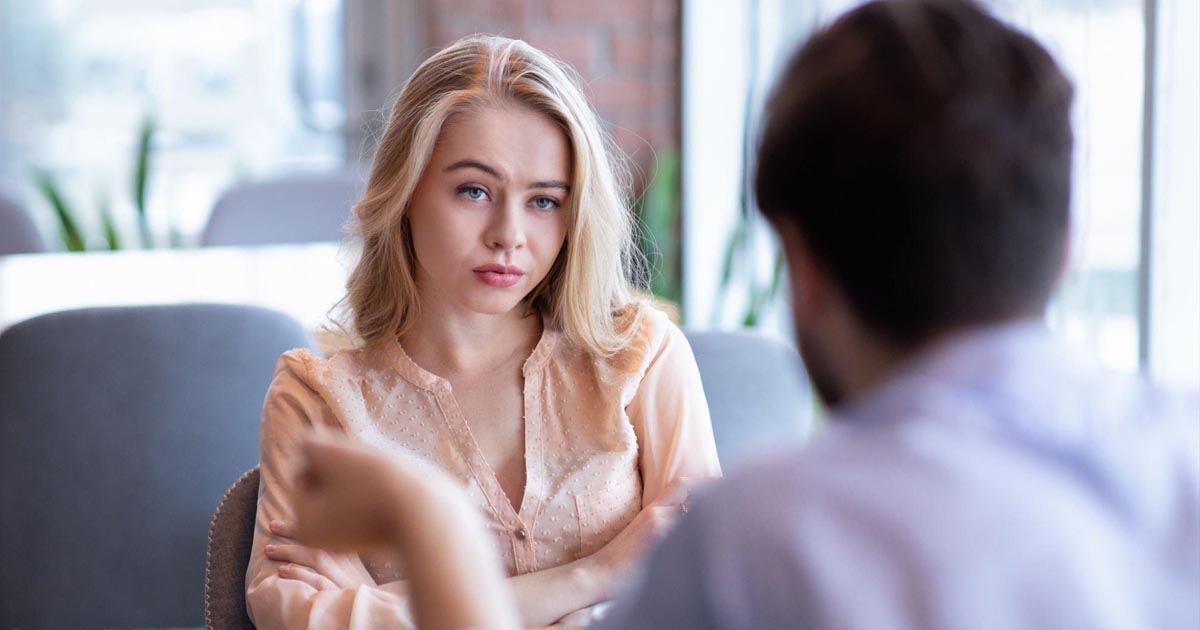 Young woman feeling bored