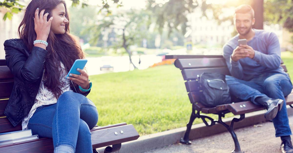 couple in the park