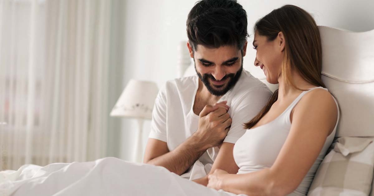 young couple relaxing